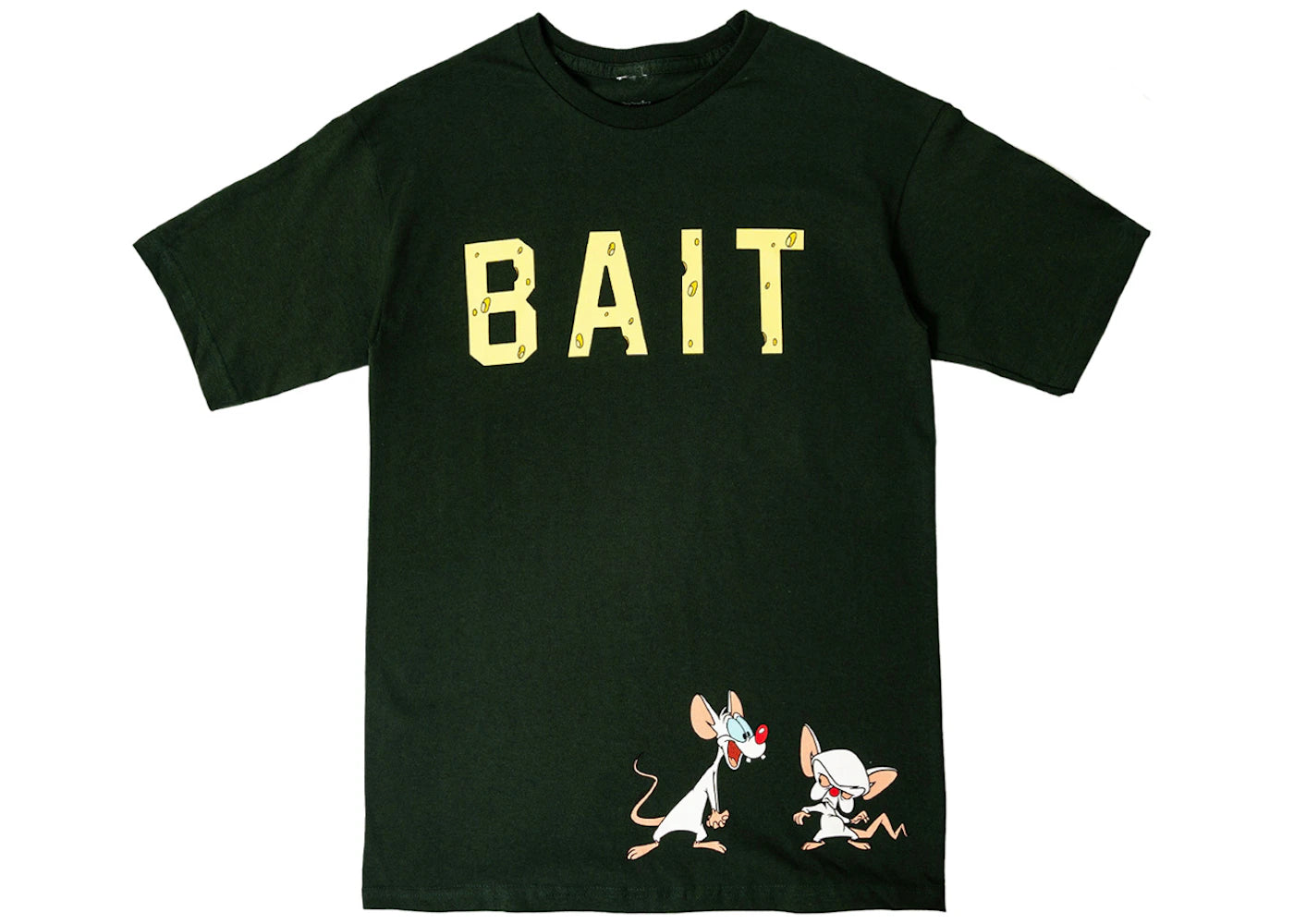 BAIT x Pinky And The Brain Bait Logo Tee Green