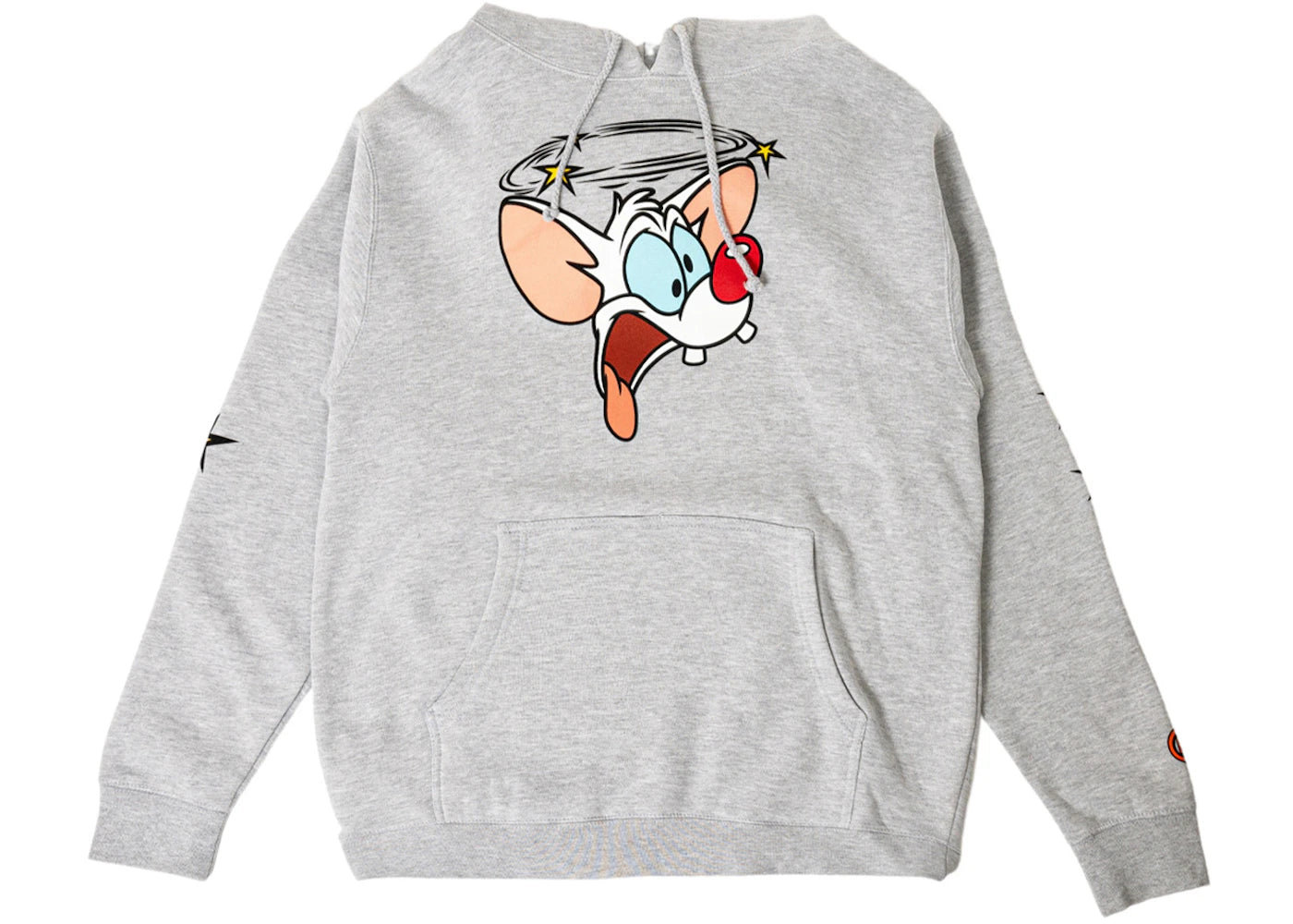 BAIT x Pinky And The Brain Stars Hoodie Gray