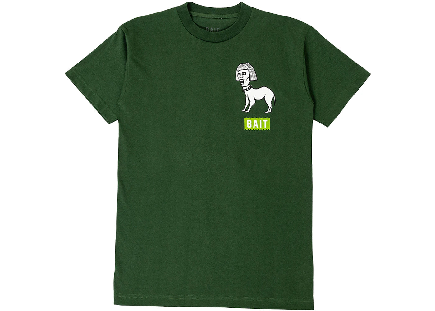BAIT x Punk Drunkers Alien Tee Green