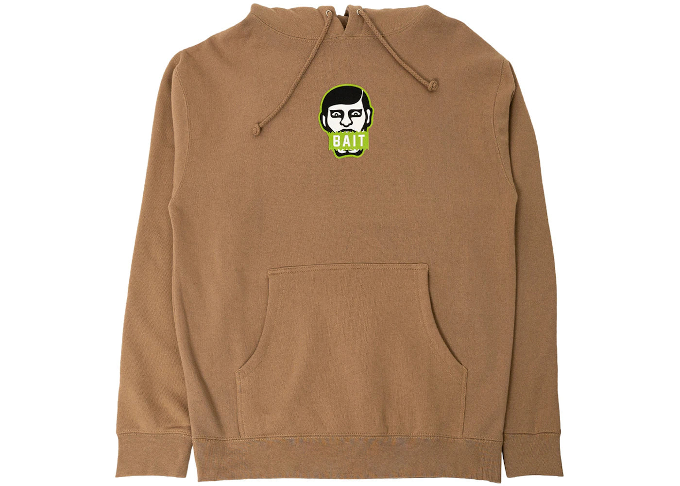 BAIT x Punk Drunkers Japanese Man Hoodie Brown