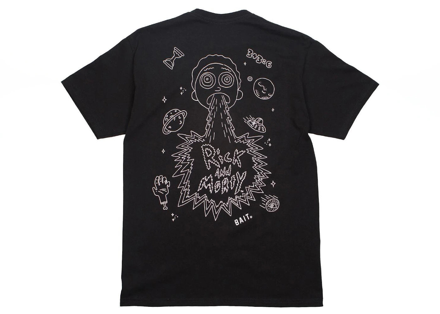 BAIT x Rick And Morty Barf Tee Black