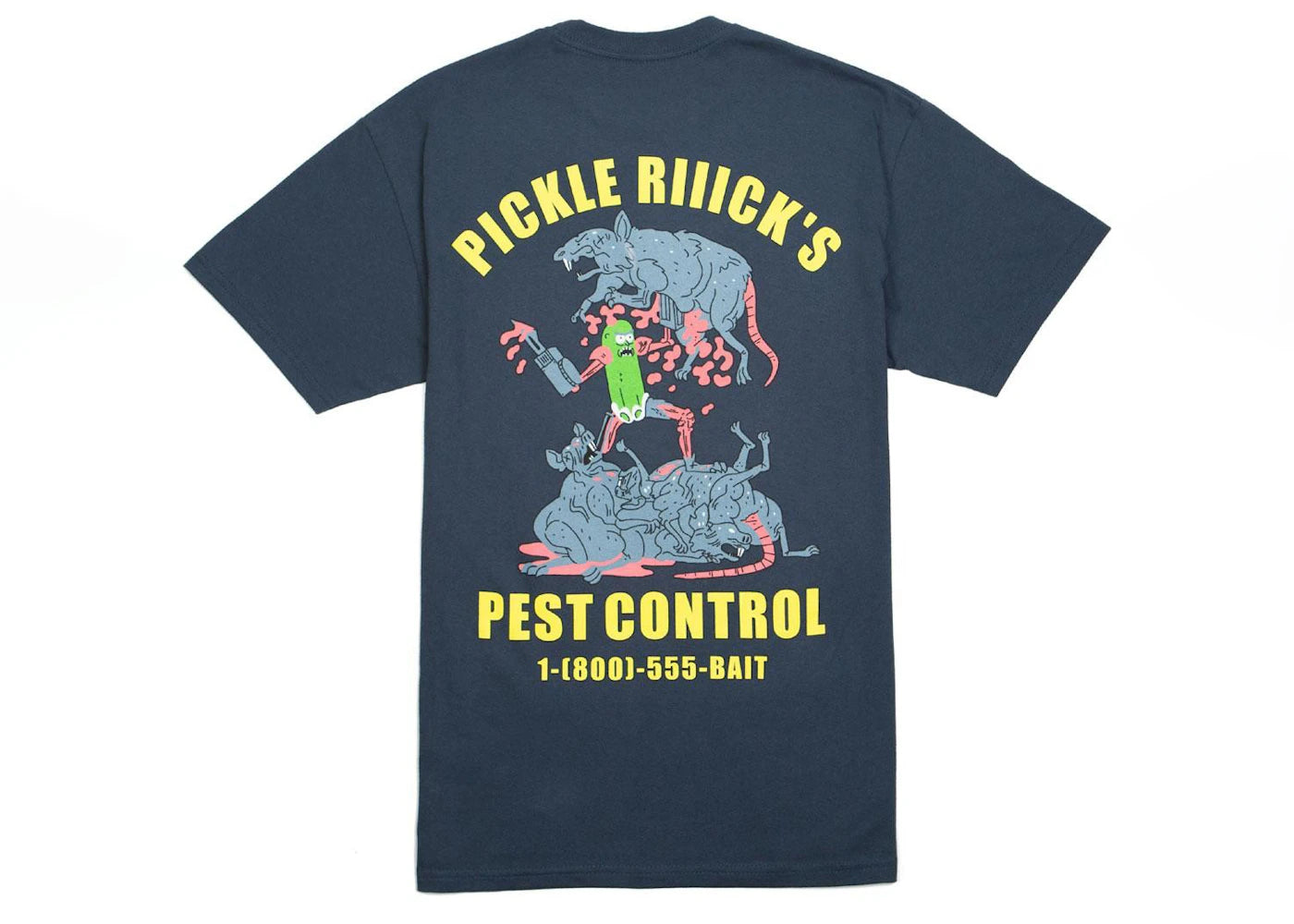 BAIT x Rick And Morty Pickle Rick Tee Navy