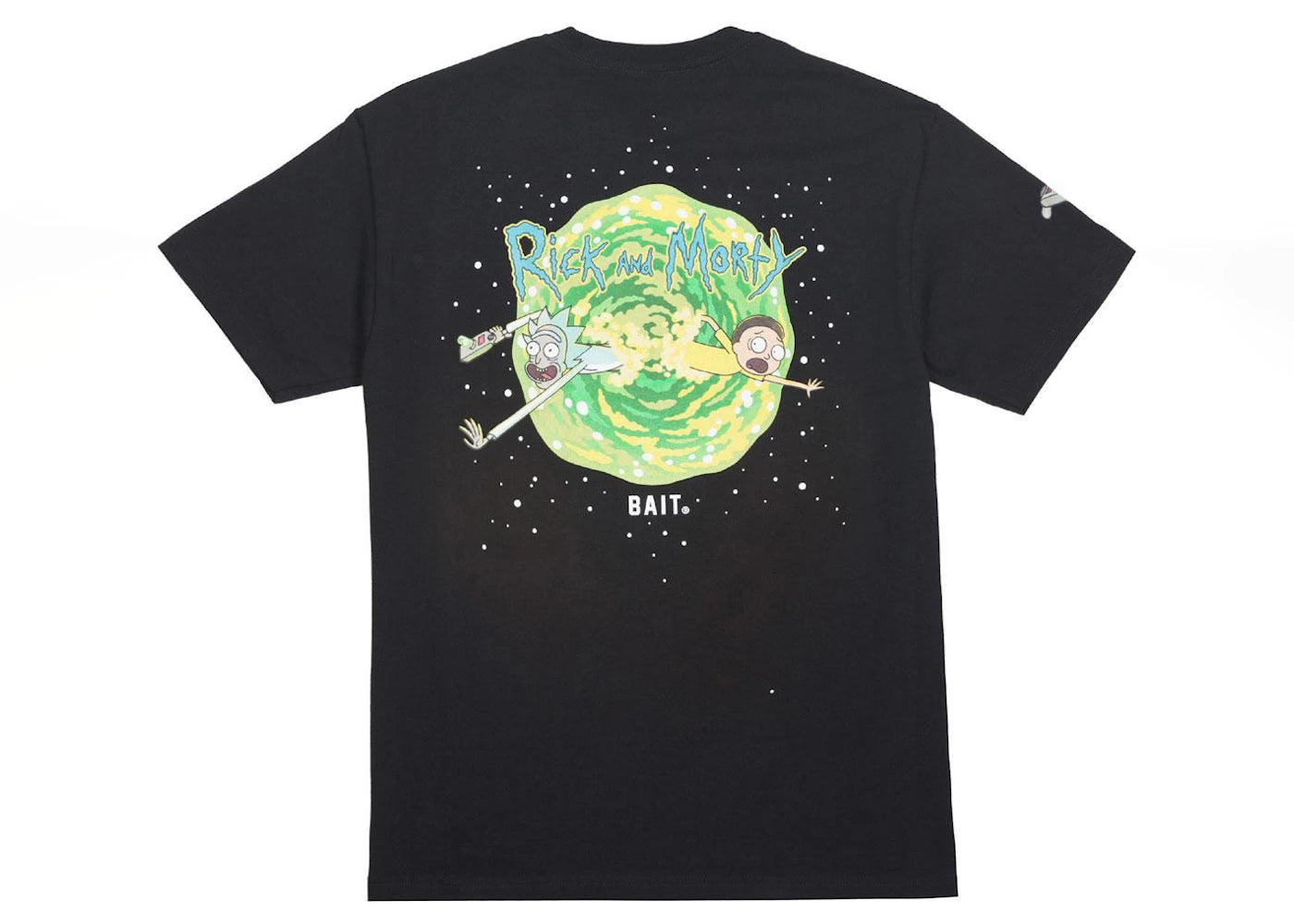 BAIT x Rick And Morty Portal Tee Black