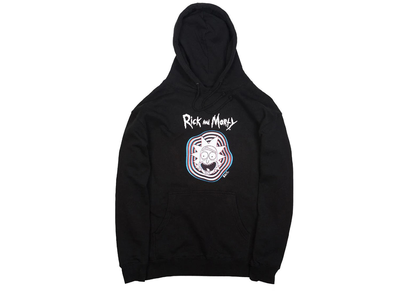 BAIT x Rick And Morty Psychedelic Trippy Hoodie Black