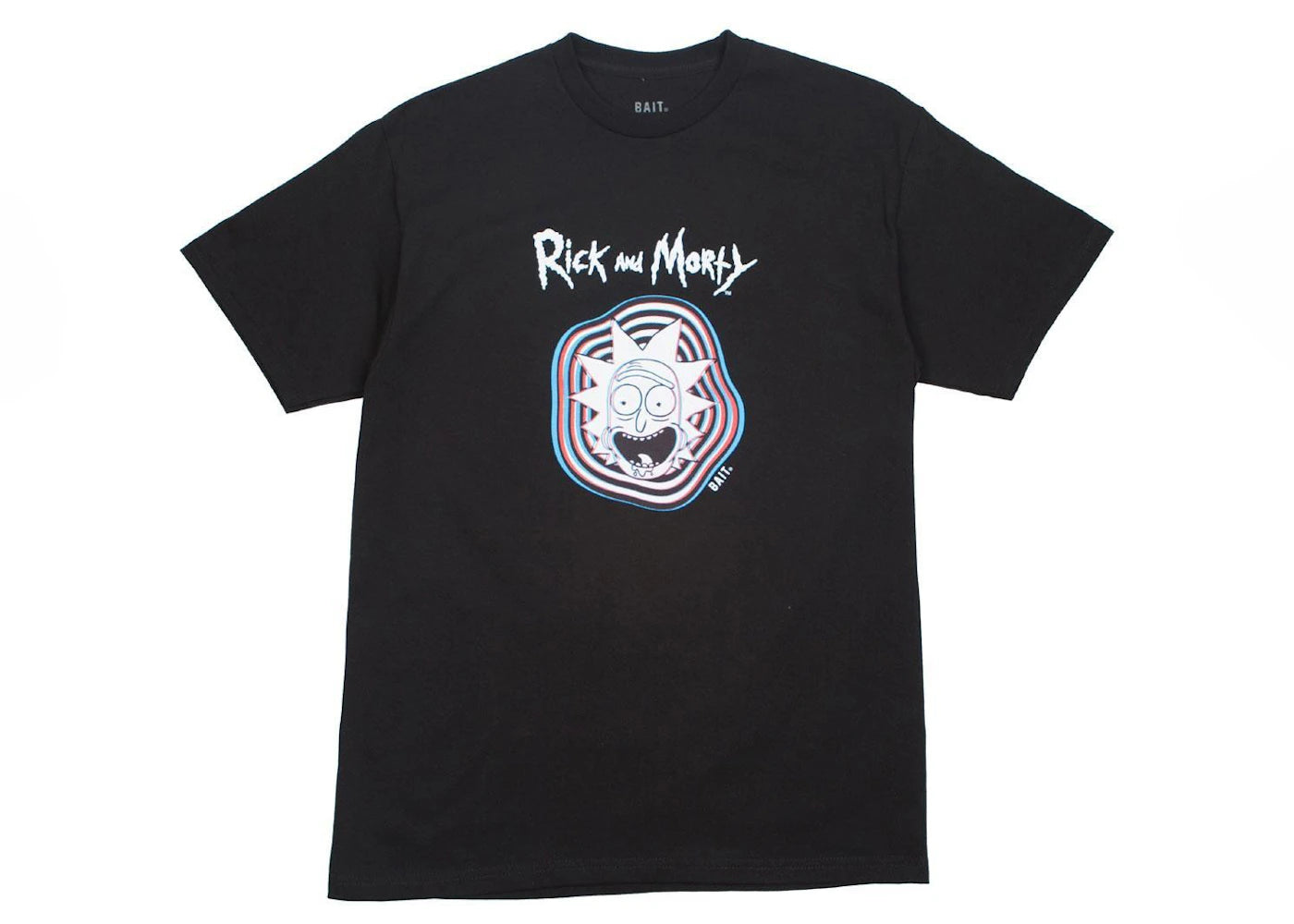 BAIT x Rick And Morty Psychedelic Trippy Tee Black