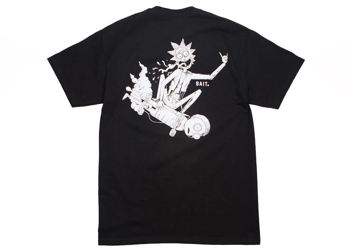 BAIT x Rick And Morty Skateboard Tee Black