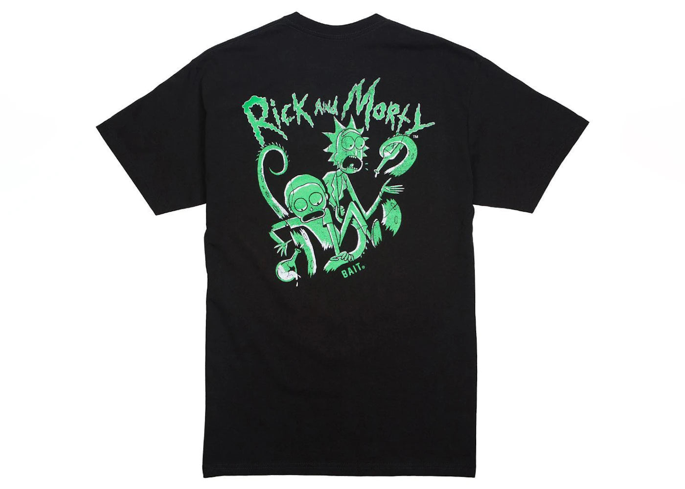 BAIT x Rick And Morty Tentacles Glow In The Dark Tee Black