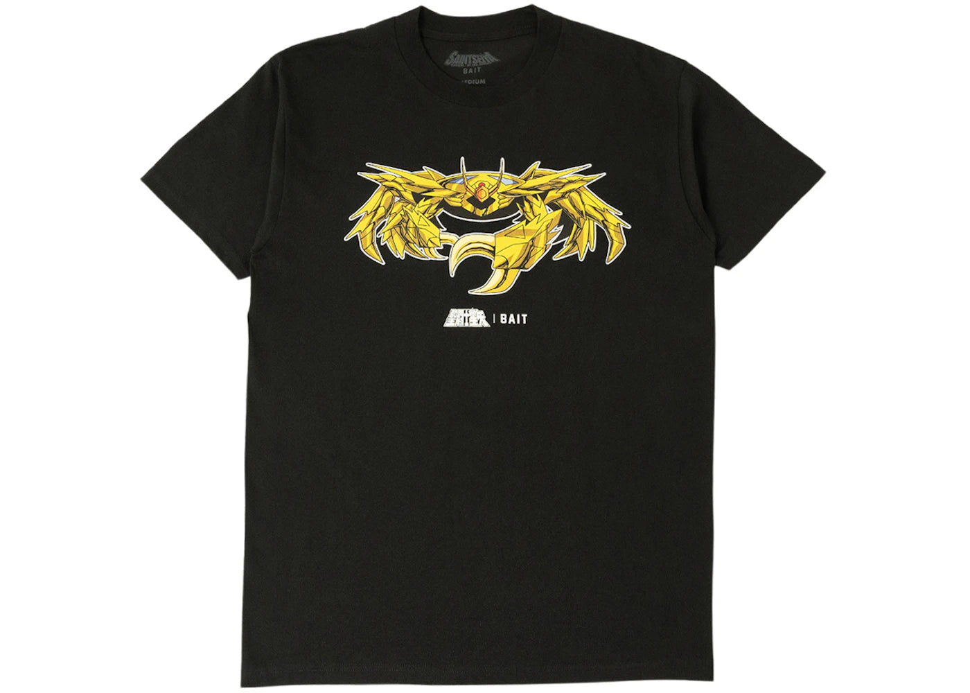 BAIT x Saint Seiya Cancer Gold Tee Black