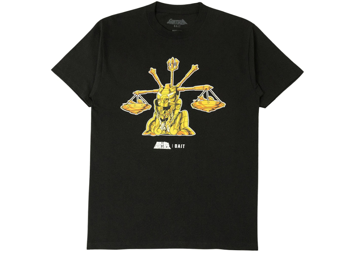 BAIT x Saint Seiya Libra Gold Tee Black