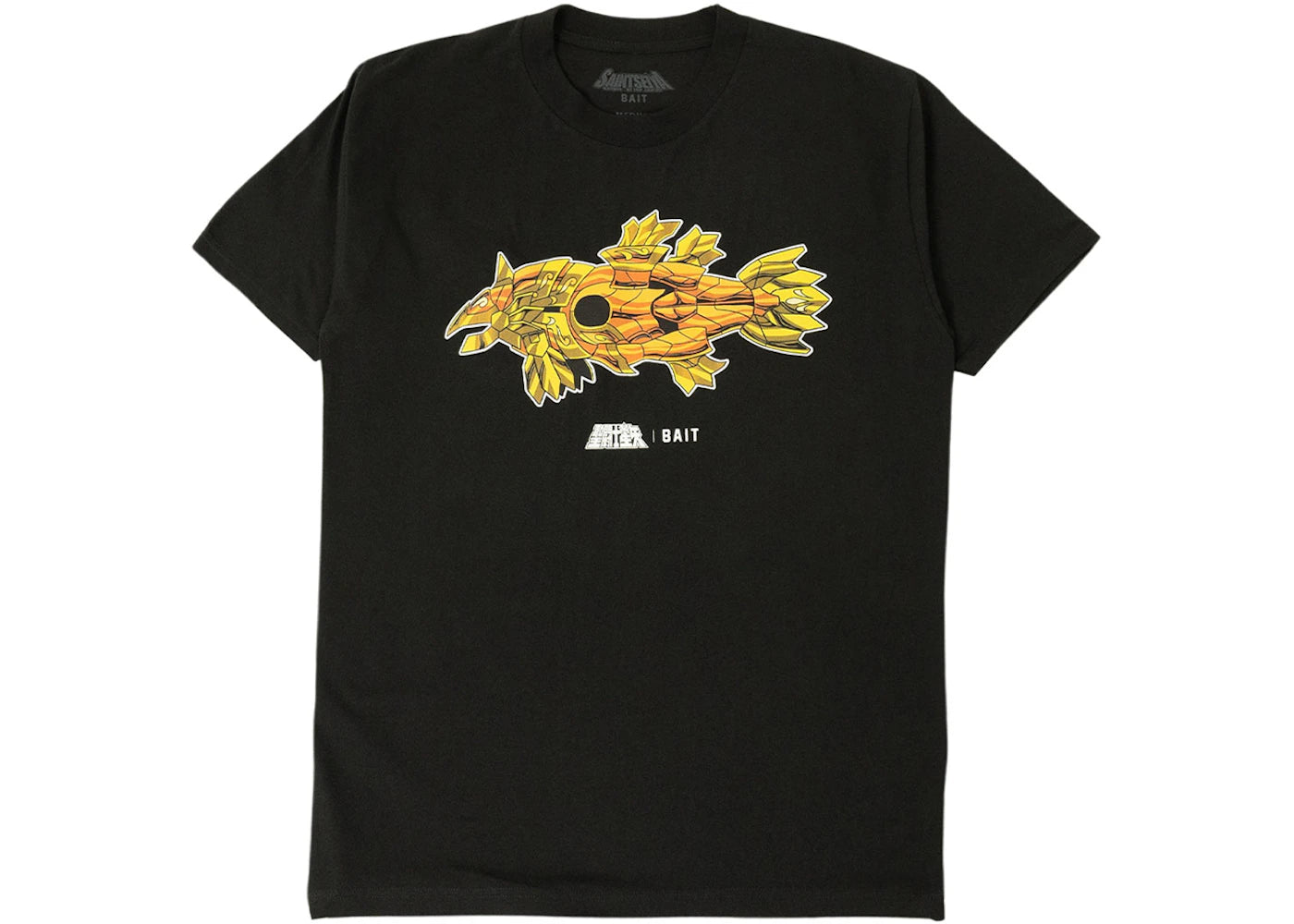 BAIT x Saint Seiya Pisces Gold Tee Black