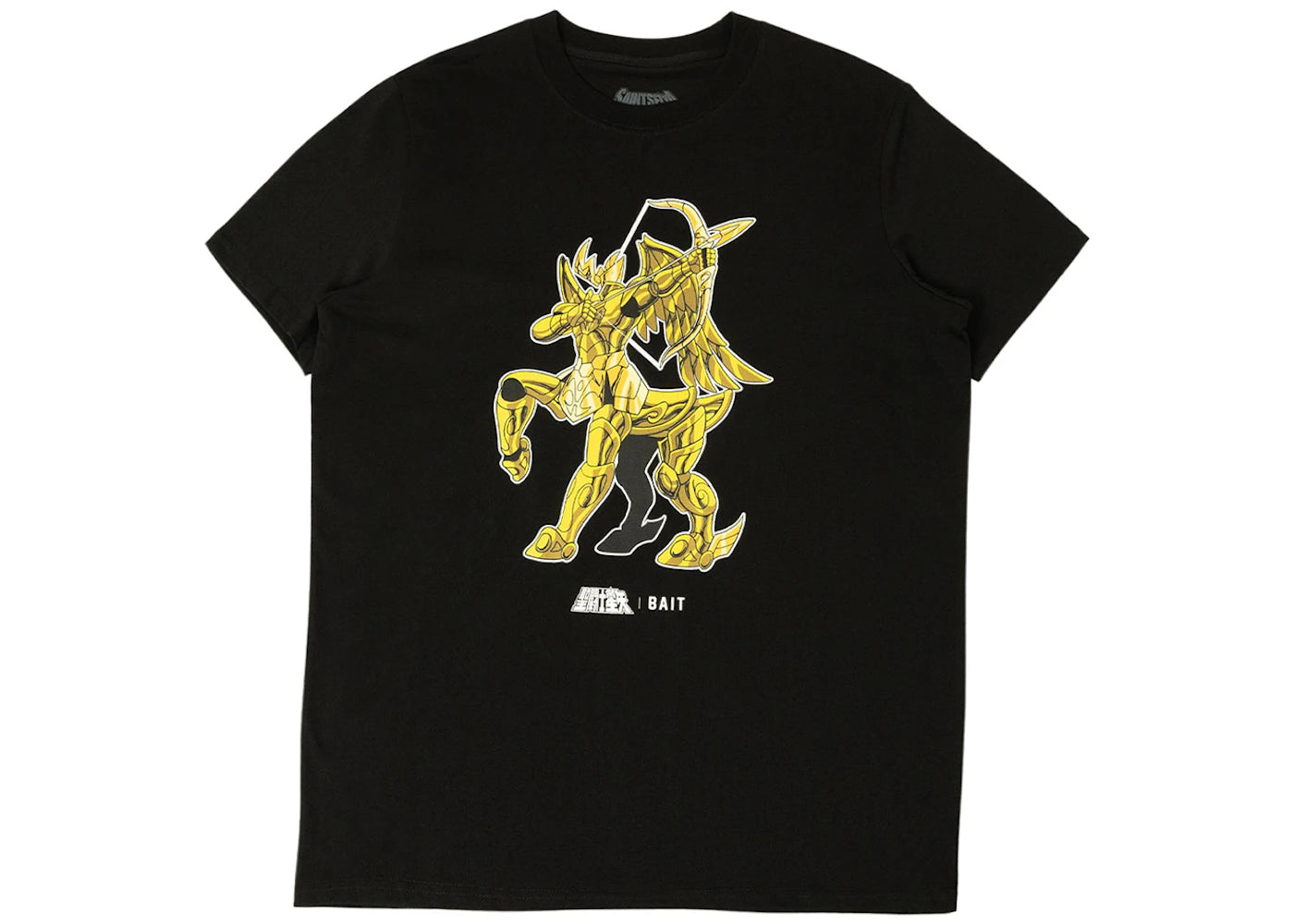 BAIT x Saint Seiya Saggitarius Gold Tee Black