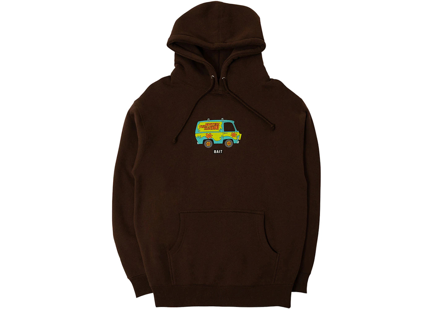 BAIT x Scooby Doo Mystery Wagon Glow In The Dark Hoodie Brown