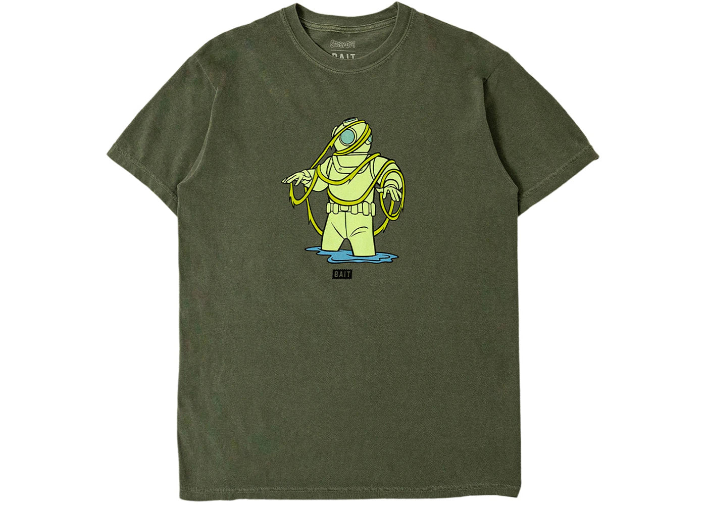 BAIT x Scooby Doo Swamp Monster Glow In The Dark Tee Green