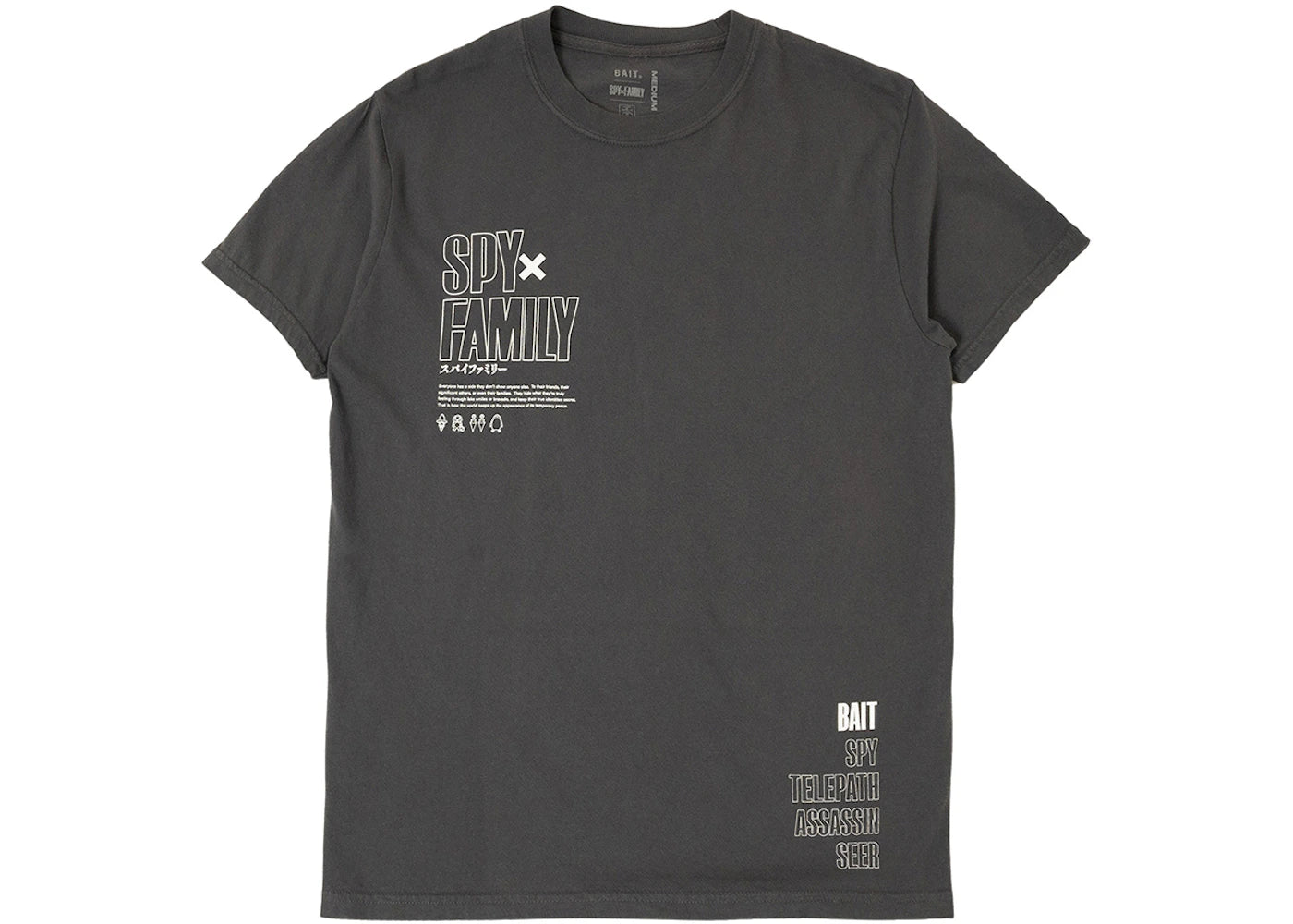 BAIT x Spy x Family Family Tee Gray