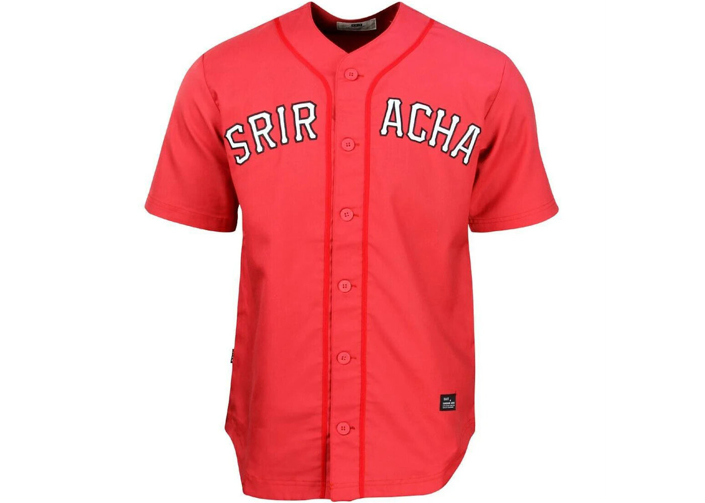 BAIT x Sriracha Baseball Jersey Red