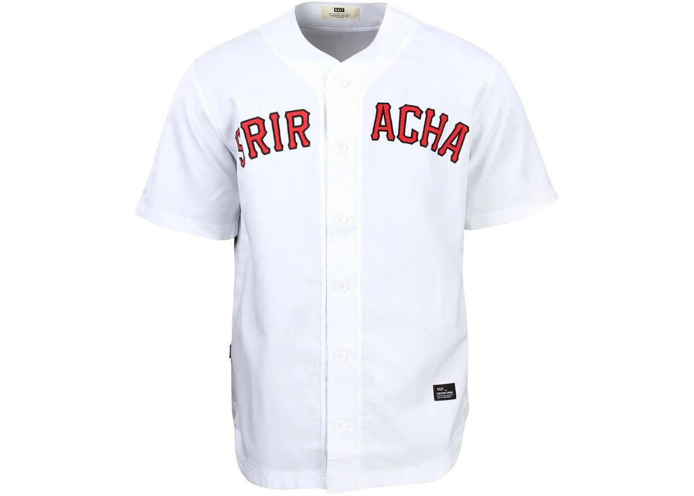 BAIT x Sriracha Baseball Jersey White