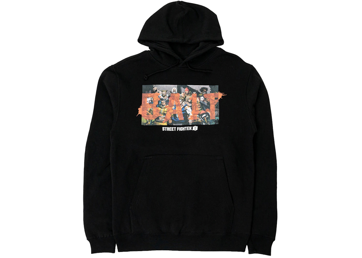 BAIT x Street Fighter 6 Group Hoodie Black
