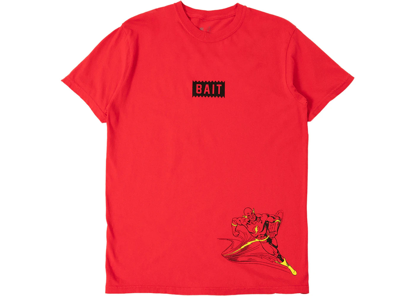 BAIT x The Flash Bait Logo Flash Tee Red