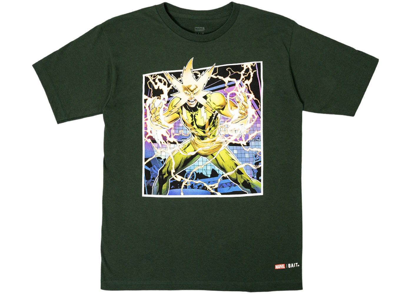 BAIT x The Sinister Six Electro Tee Green