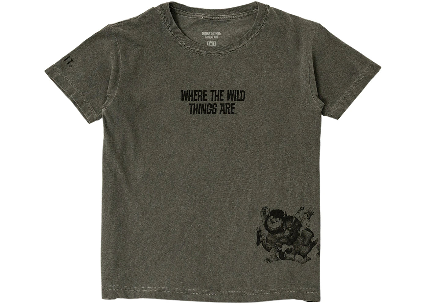 BAIT x Where The Wild Things Are Big Kids I'll Eat You Up Tee Gray