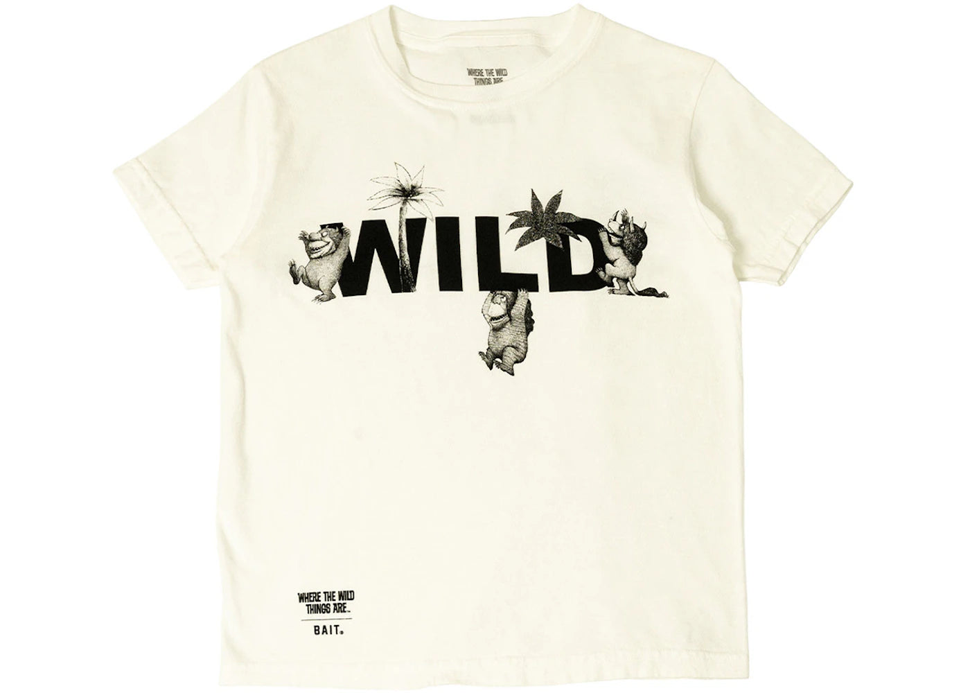 BAIT x Where The Wild Things Are Big Kids Wild Tee White