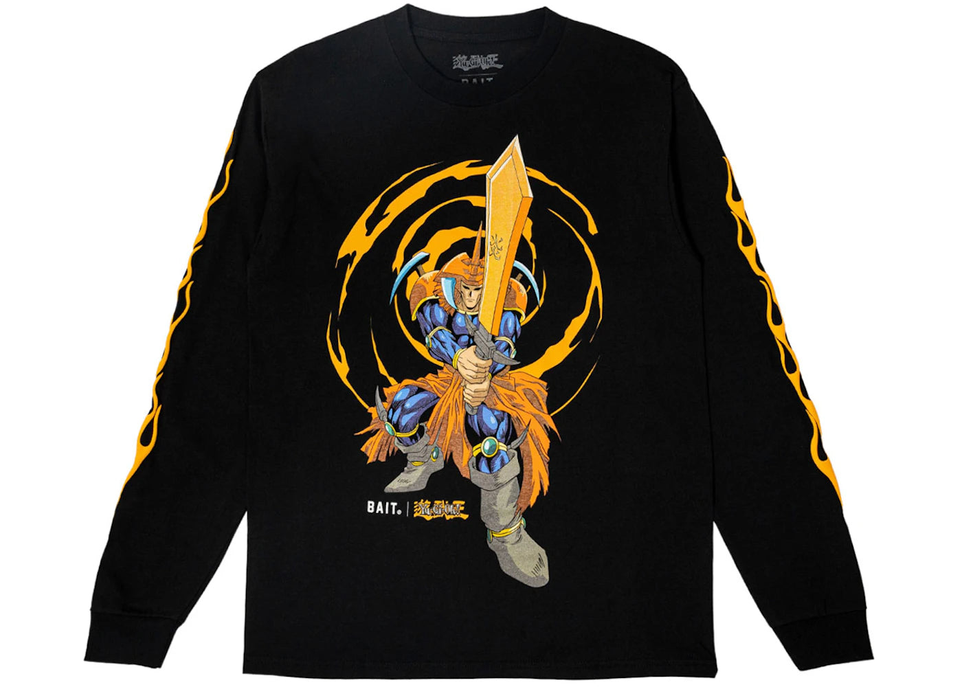 BAIT x Yu Gi Oh Joey Long Sleeve Tee Black