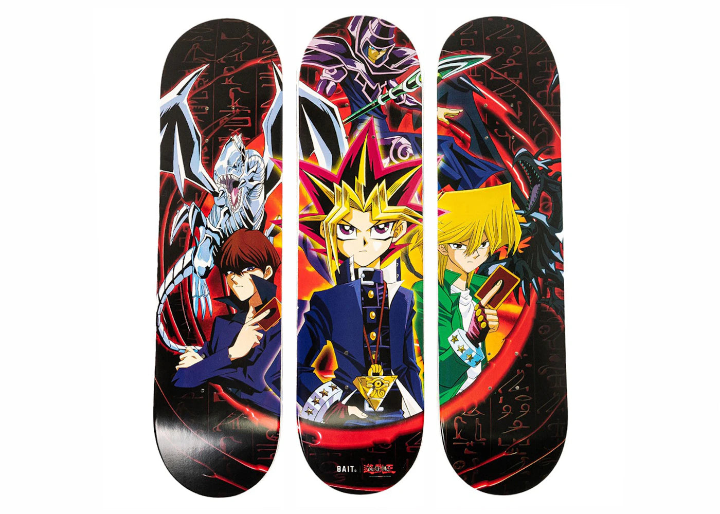 BAIT x Yu-Gi-Oh Skateboard Deck Set Multicolor