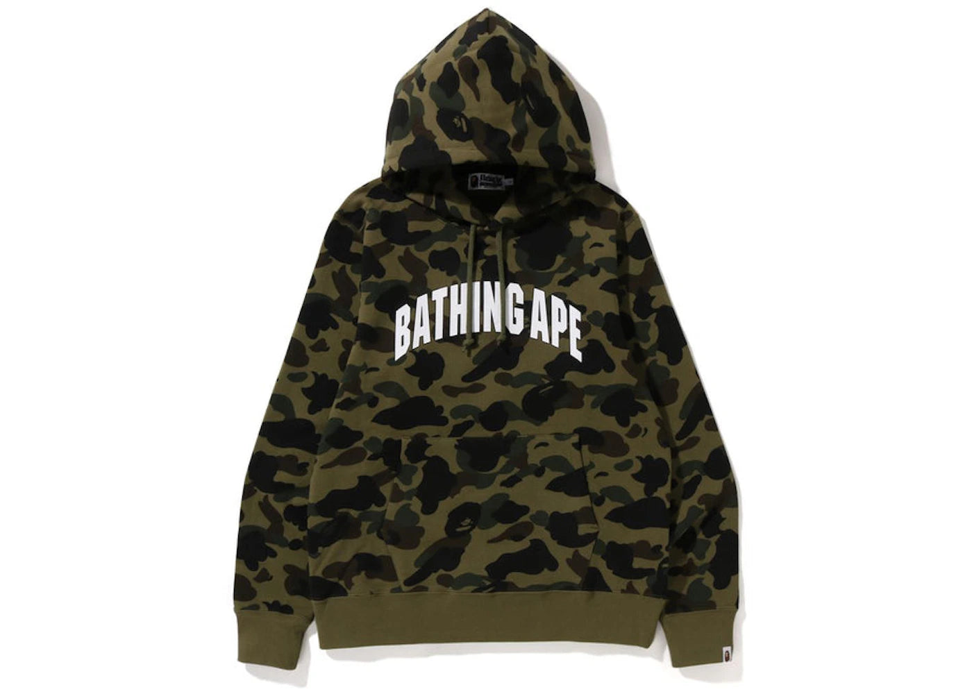 BAPE 1St Camo Pullover Hoodie (FW22) Green