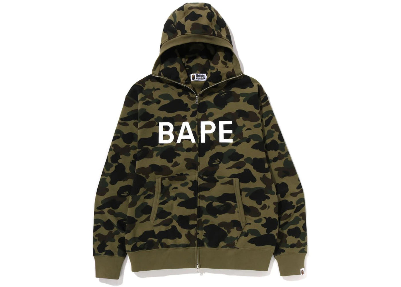 BAPE 1st Camo Full Zip Hoodie (SS23) Green