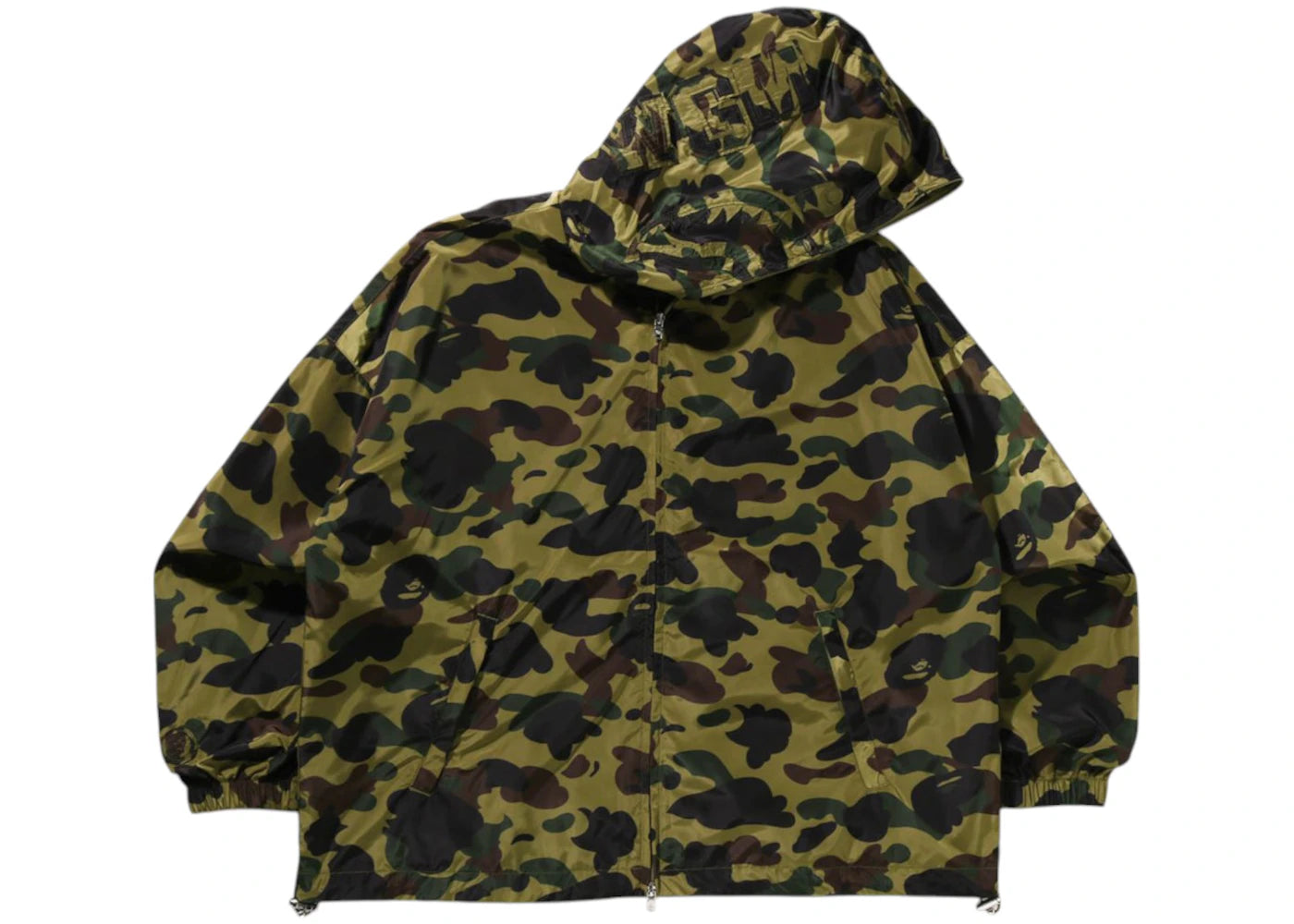 BAPE 1st Camo Jacquard Shark Full Zip Jacket Multicolor