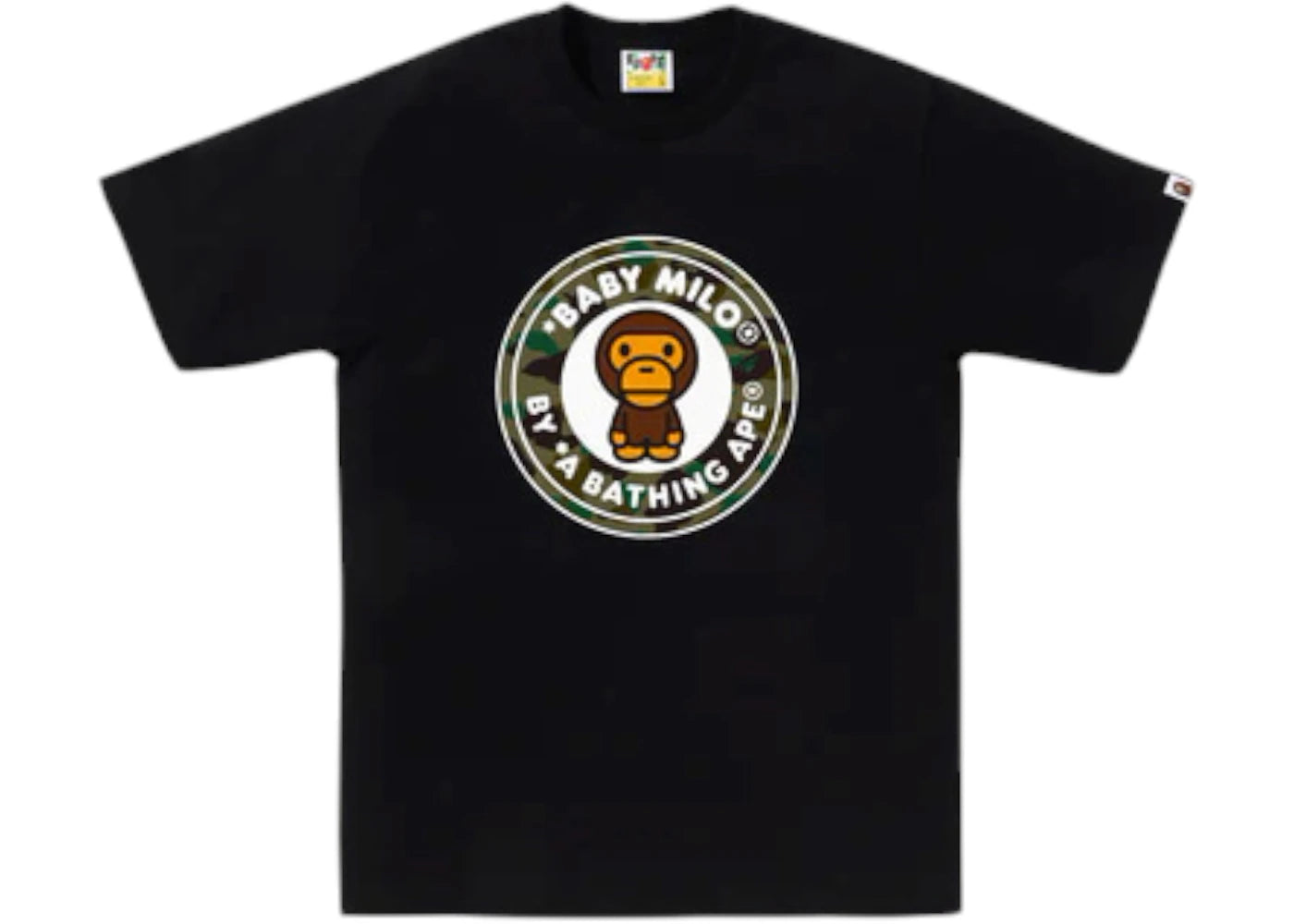 BAPE 1st Camo Milo Busy Works Tee (SS25) Black/Green