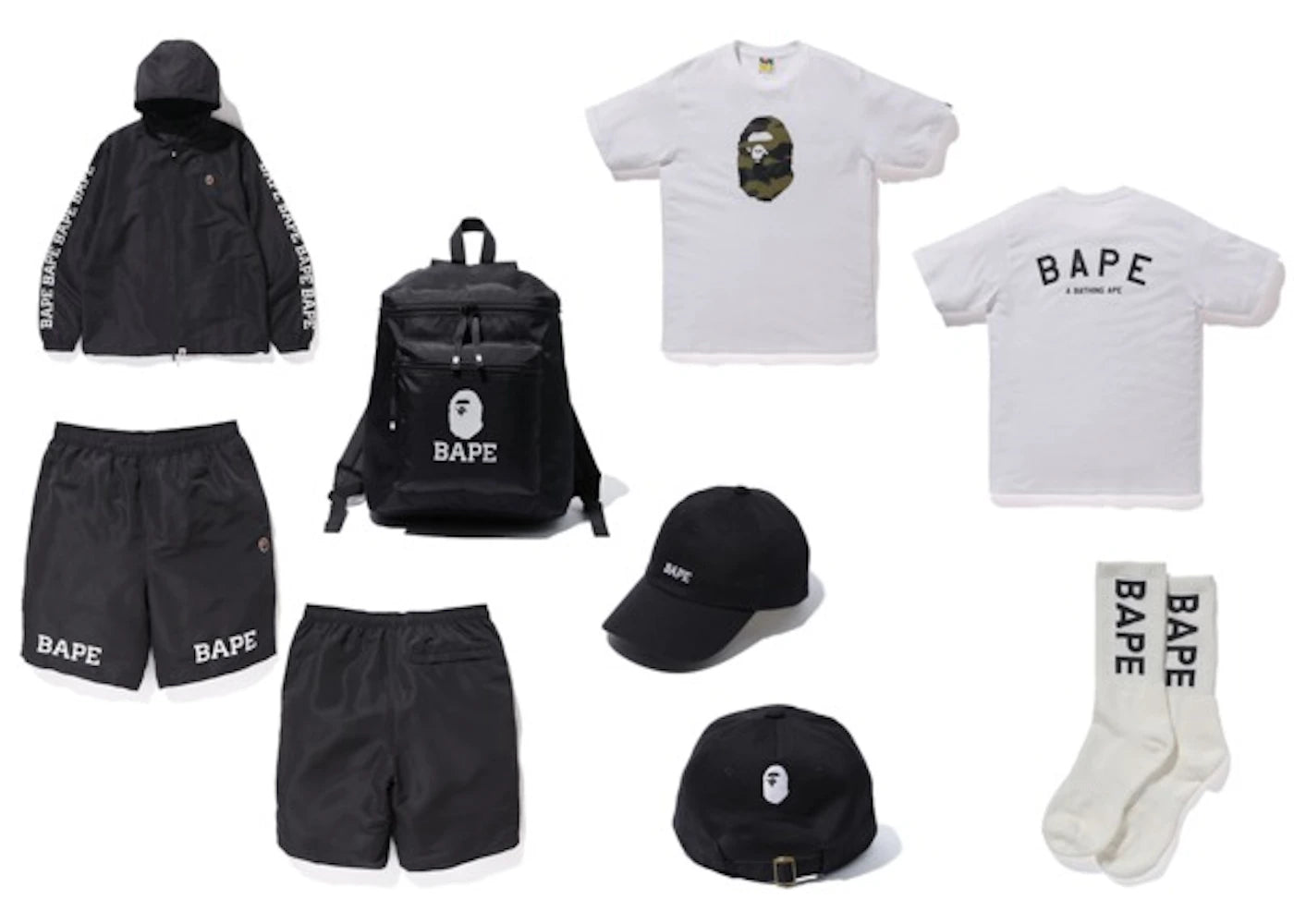 BAPE 2019 Premium Summer Bag (Whole Set 6 pc) Multi
