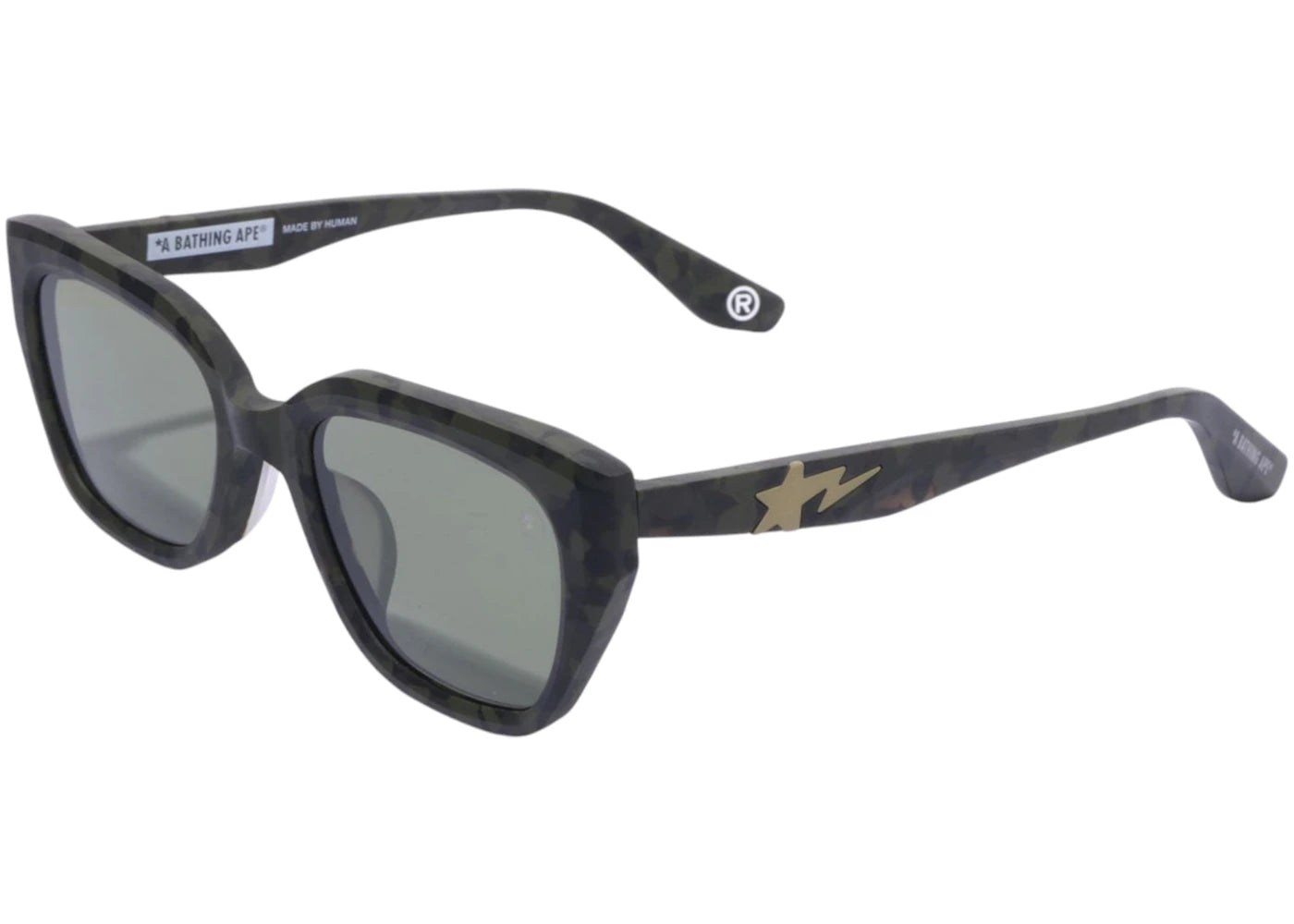 BAPE 4 Sunglasses Green