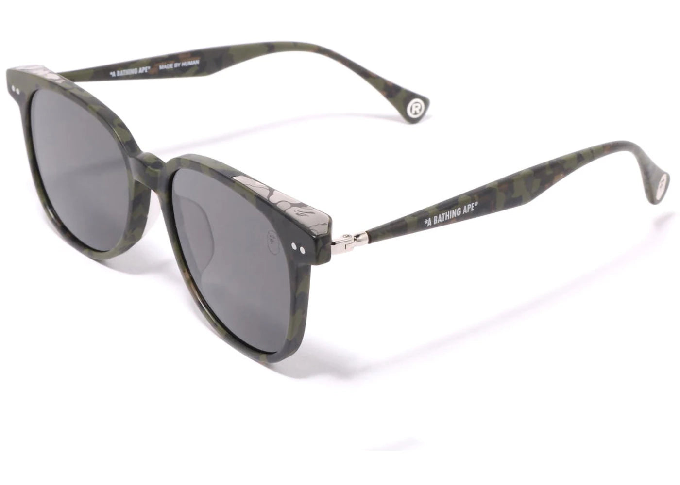 BAPE 7 Sunglasses Green Camo