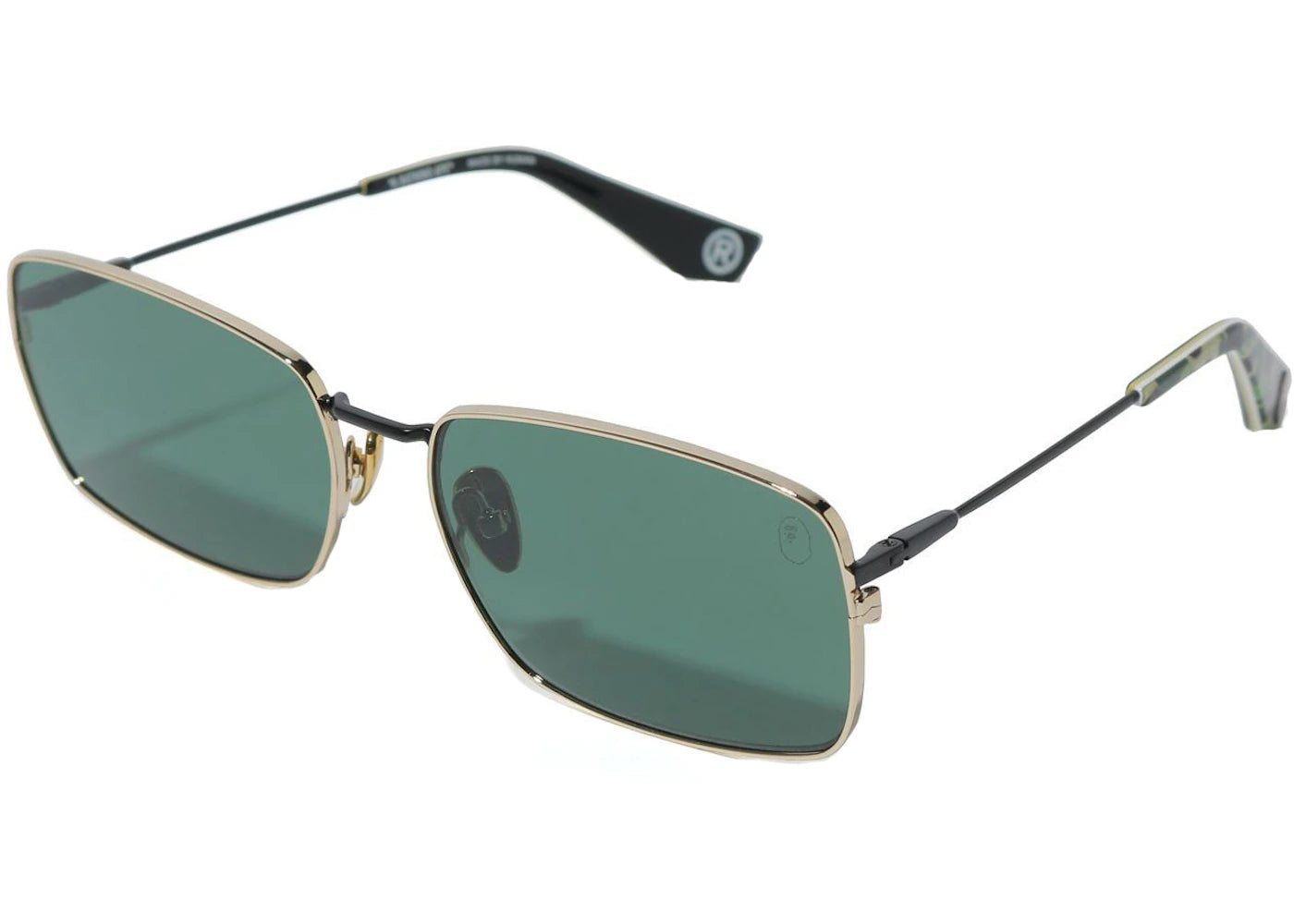 BAPE 7 Sunglasses Green