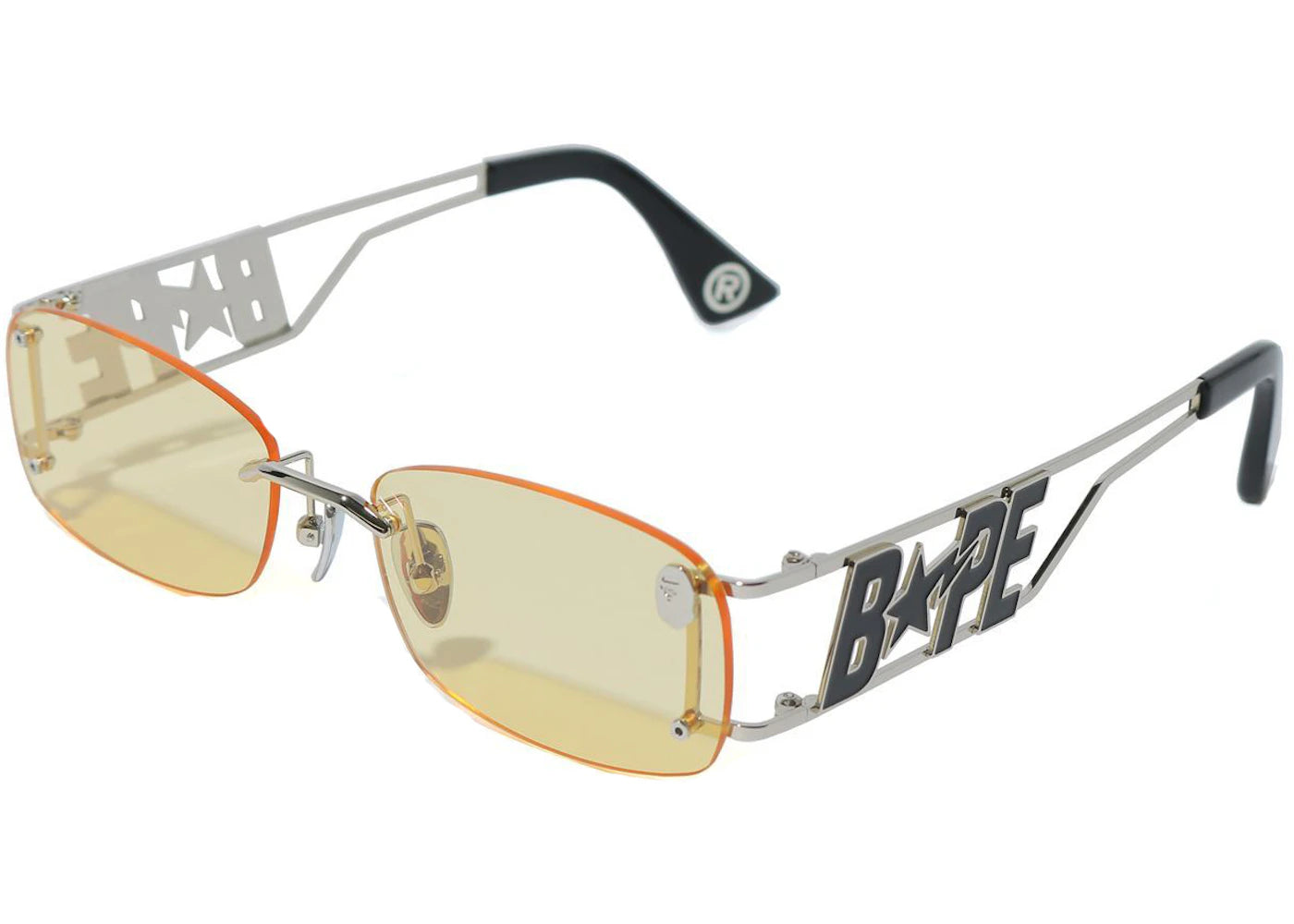 BAPE 9 Sunglasses Yellow