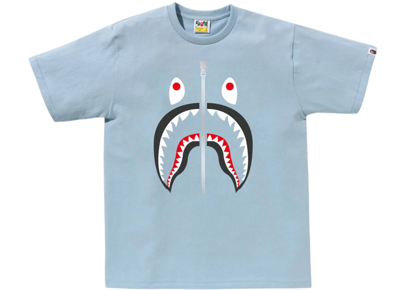 BAPE A Bathing Ape Shark Tee Sax
