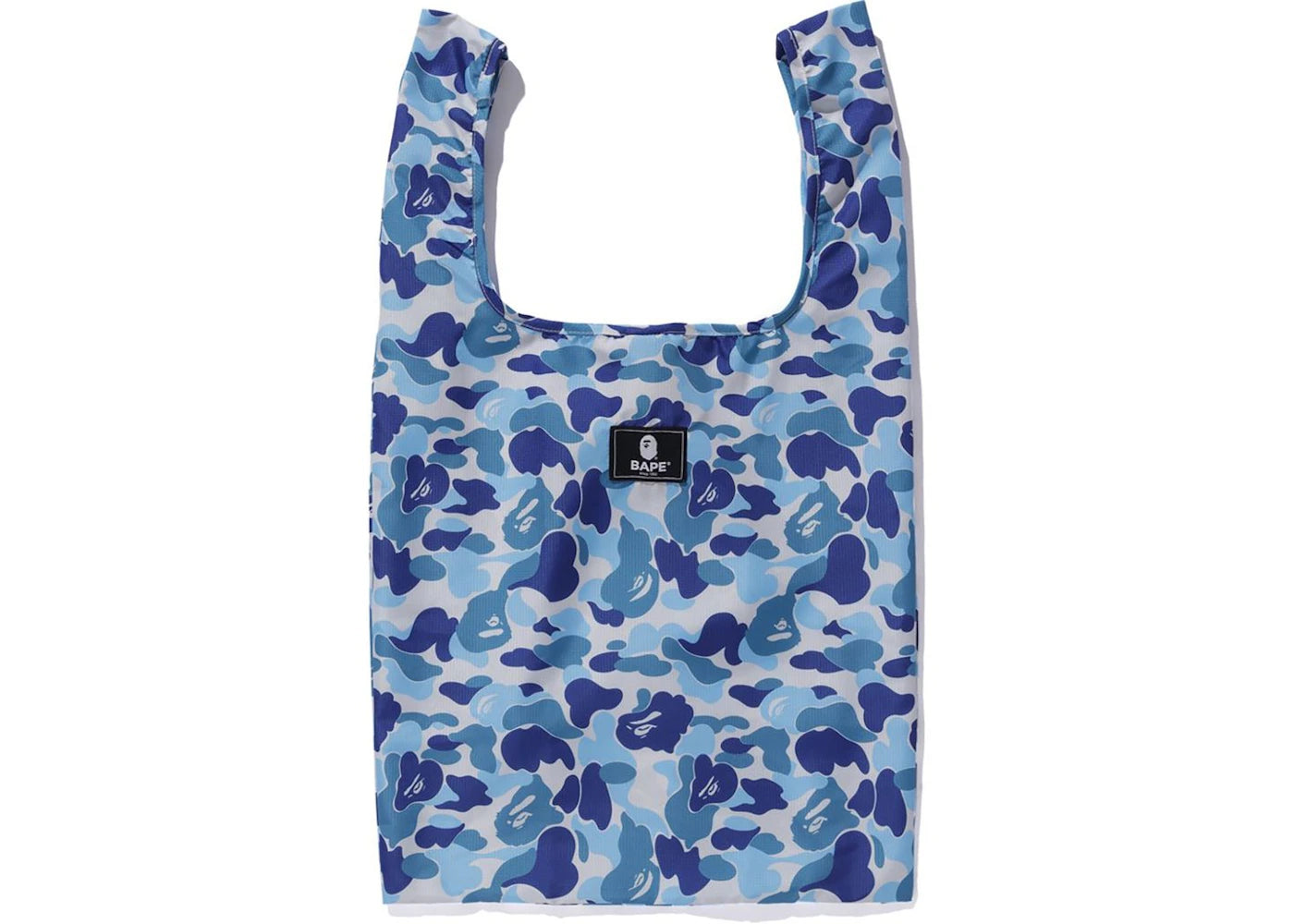 BAPE ABC Camo Shopping Bag L Blue