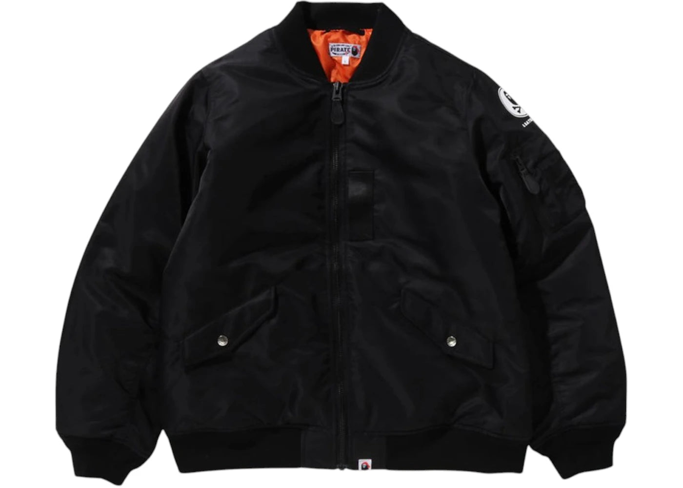 BAPE Ape Crossbone MA-1 Jacket Black