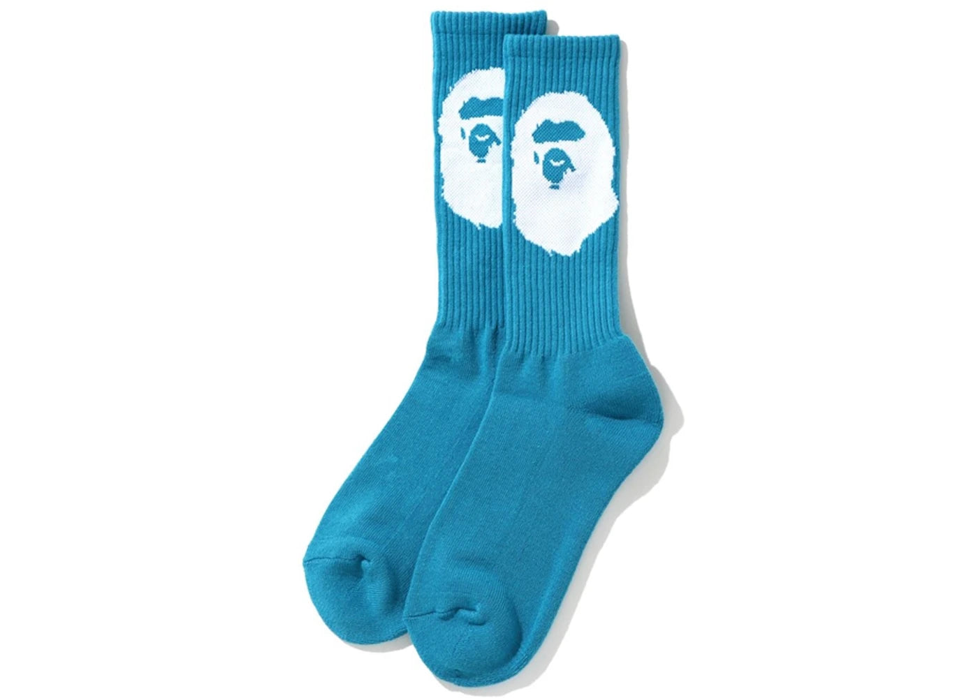 BAPE Big Ape Head Socks Blue