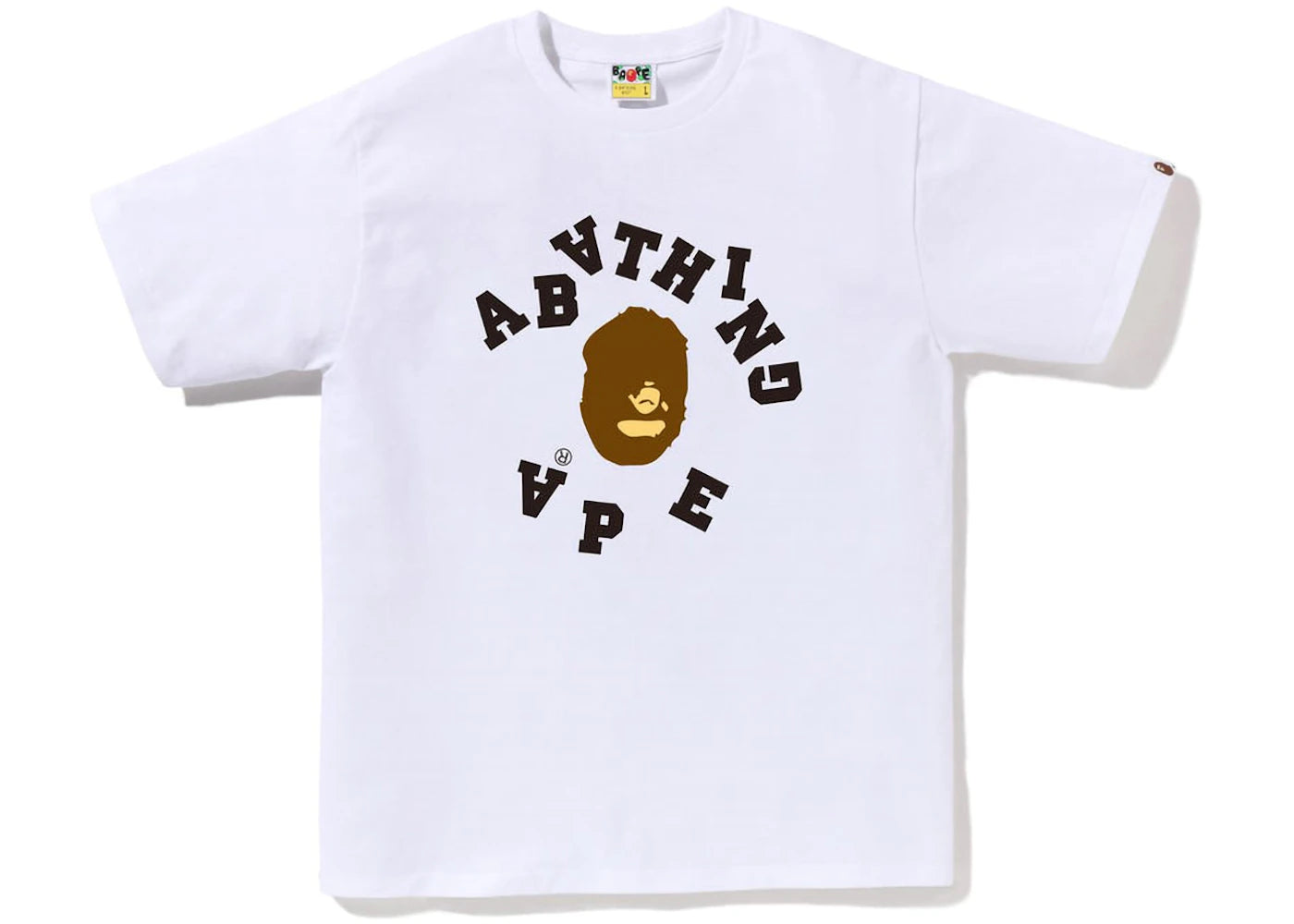 BAPE Broken College Tee (SS23) White