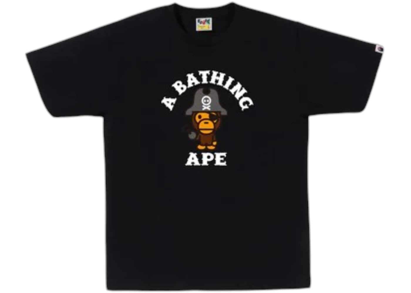 BAPE Captain Milo Pirate Tee Black