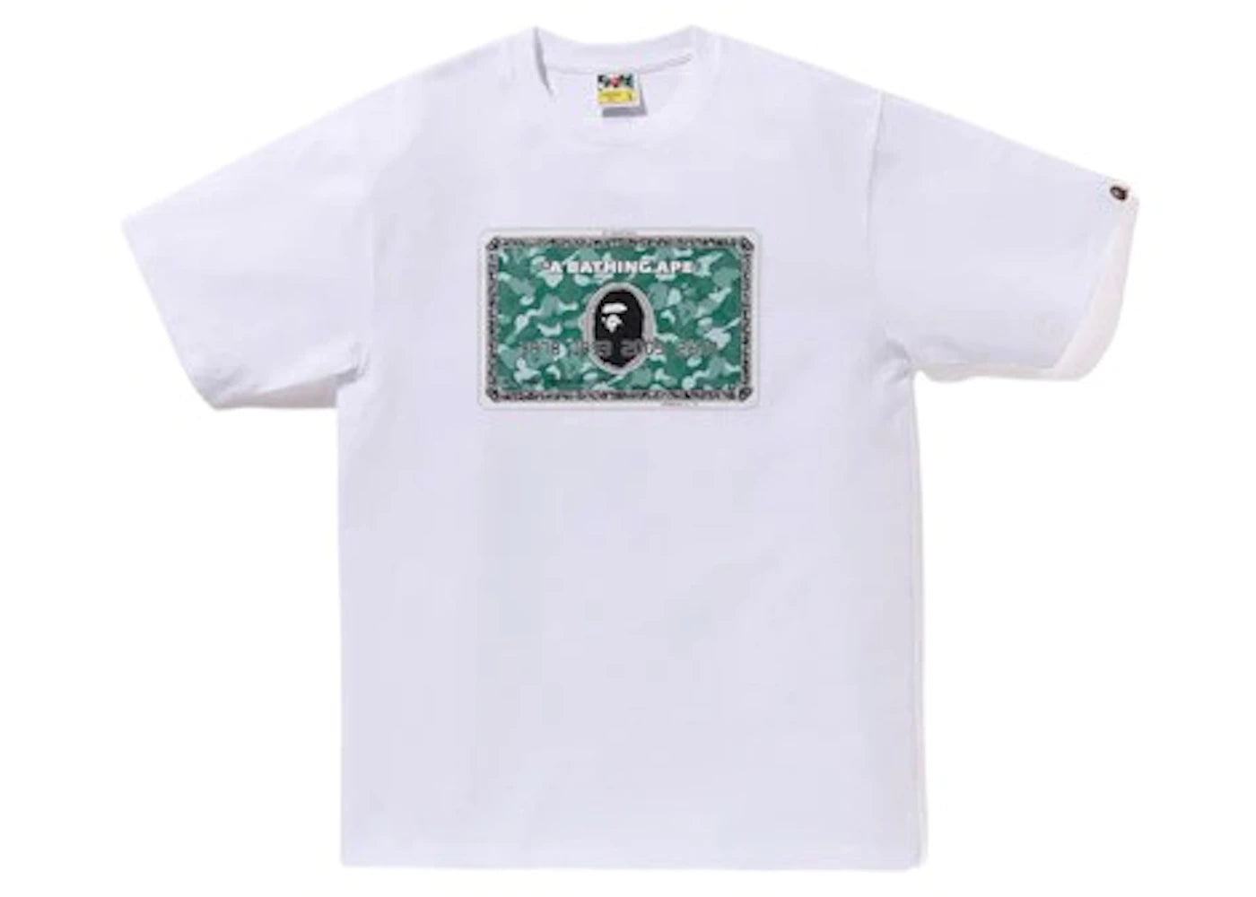 BAPE Card Tee White/Green