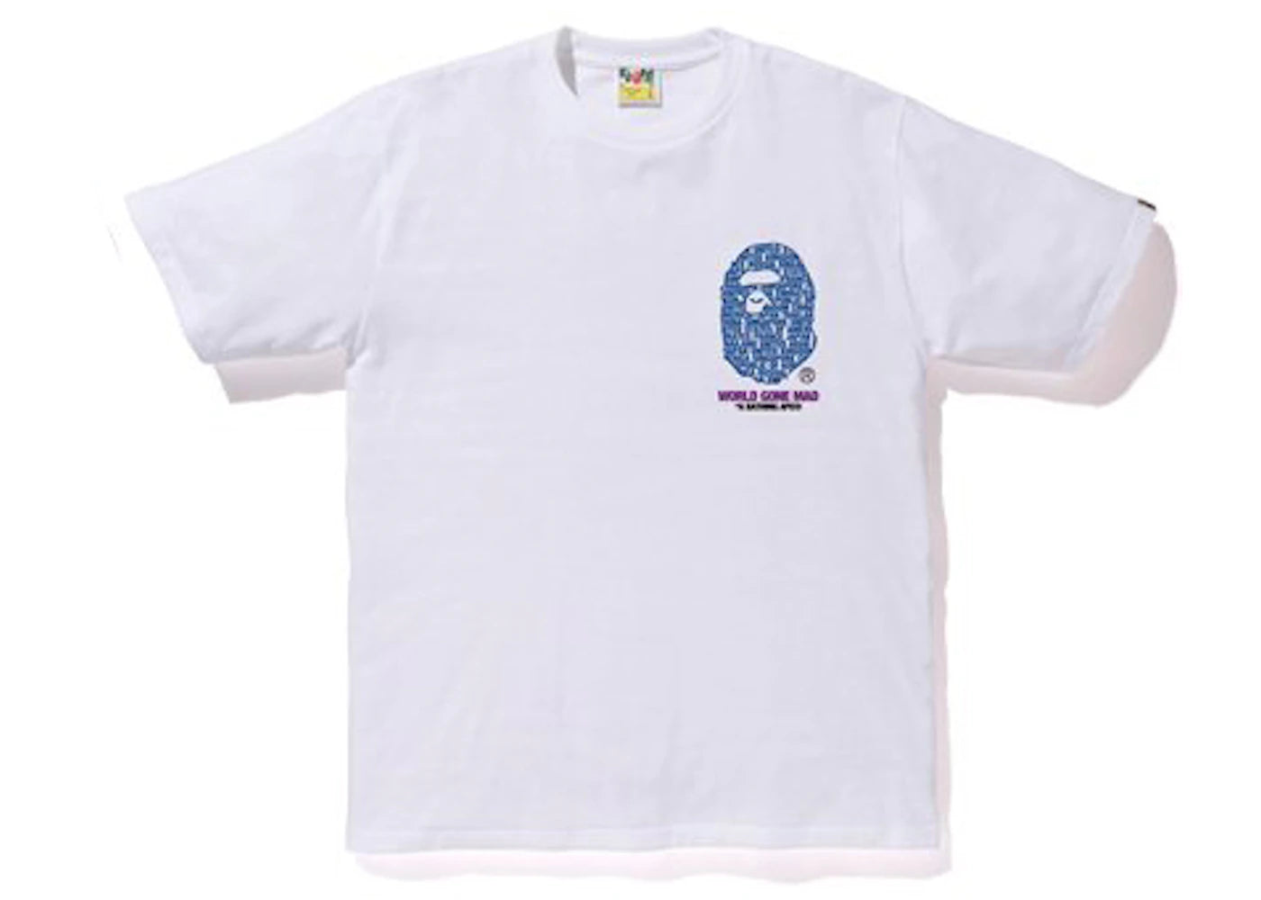 BAPE City Hong Kong Outline Tee White