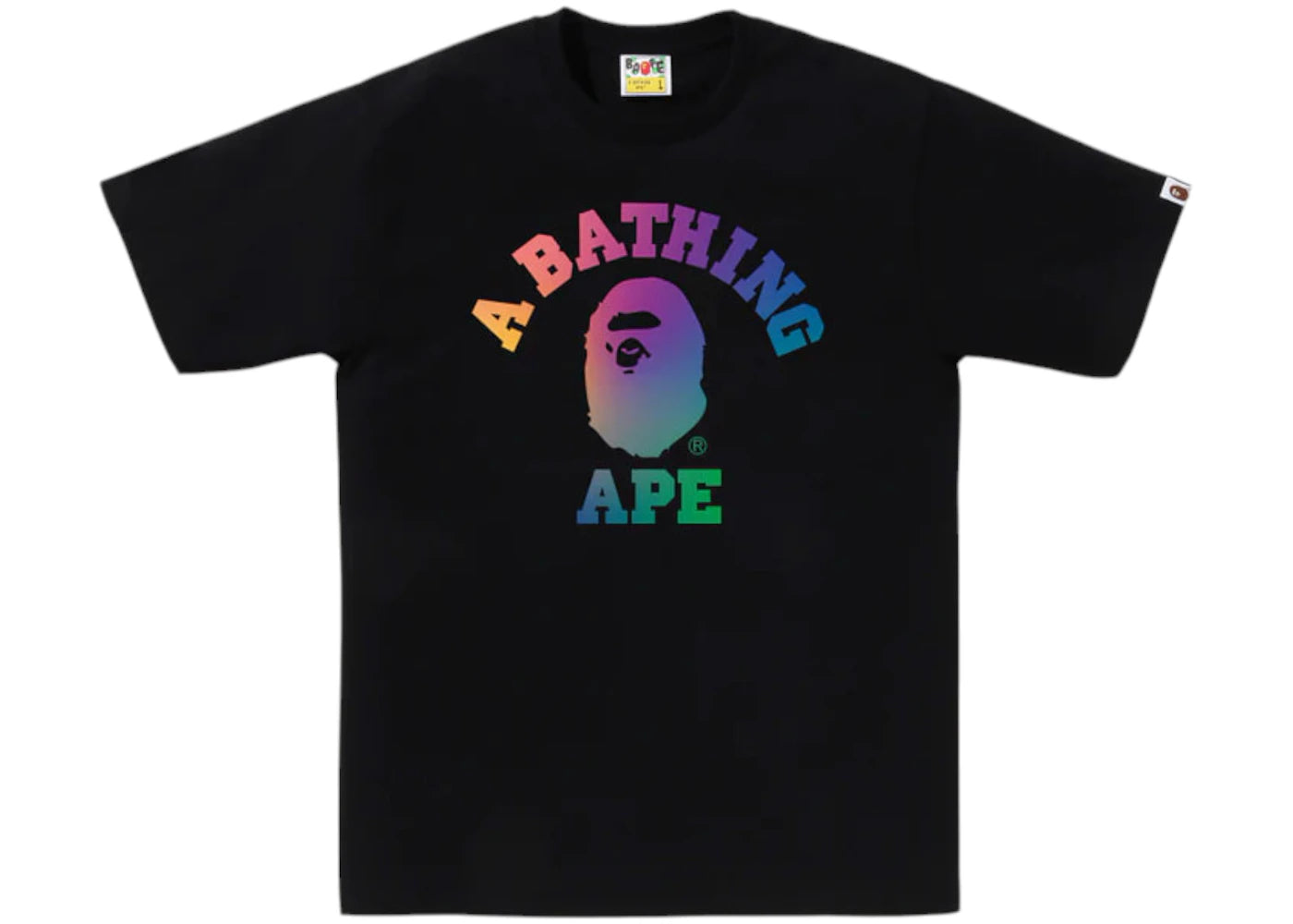 BAPE College Gradation BAPEC Tee (JP Online Exclusive) Black