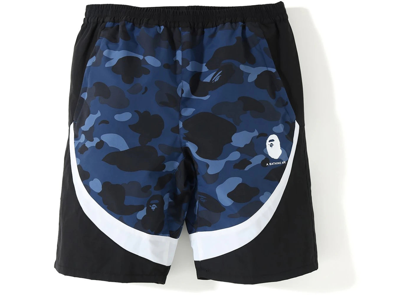 BAPE Color Camo Color Block Shorts Blue
