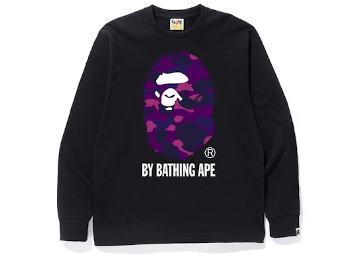 BAPE Color Camo L/S Tee Black/Purple