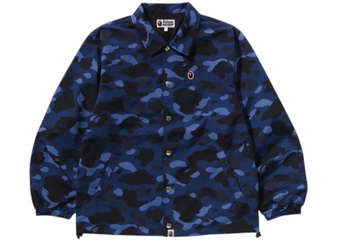 BAPE Color Camo One Point Coach Jacket Navy