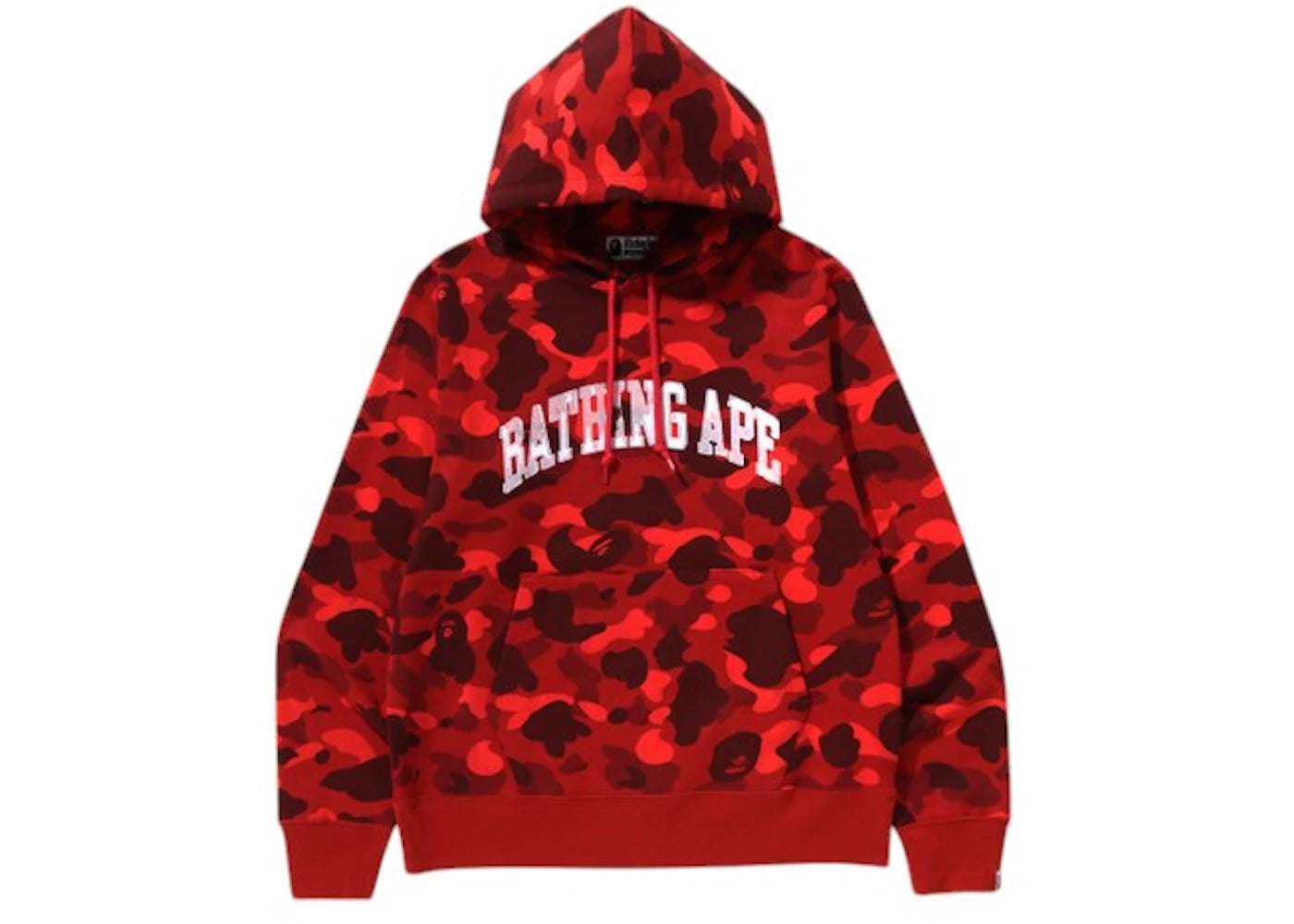 BAPE Color Camo Pullover Hoodie (SS25) Red