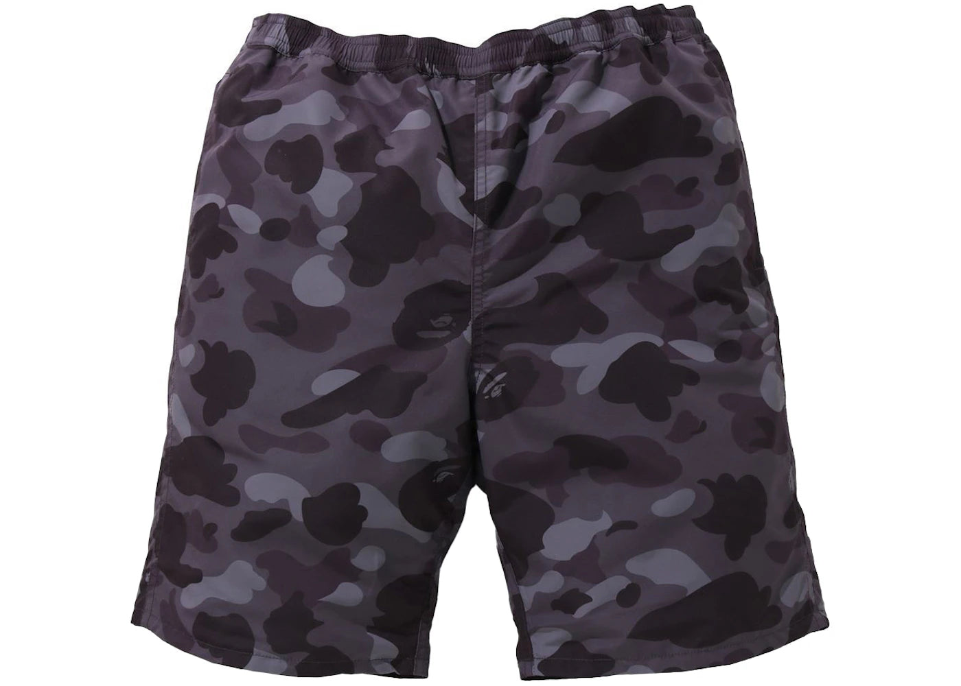 BAPE Color Camo Reversible Shorts Burgundy